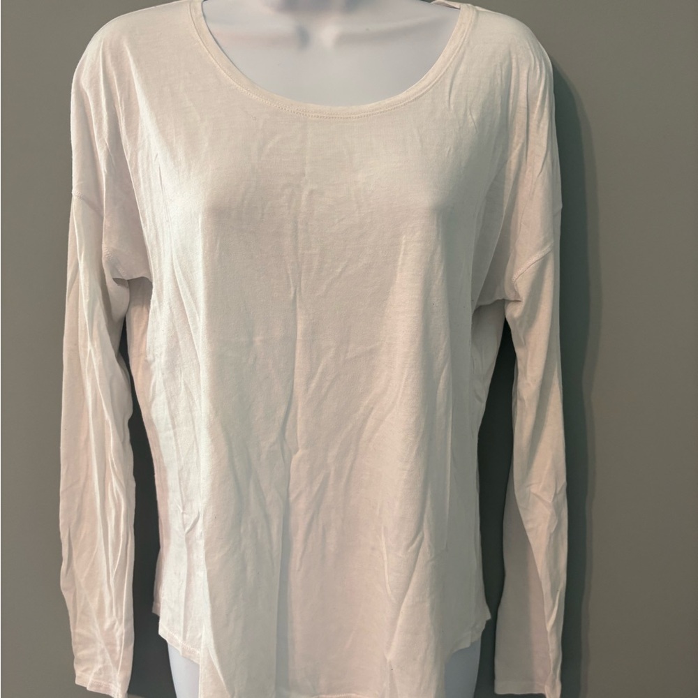 Nordstrom Off-White Long Sleeve Tee